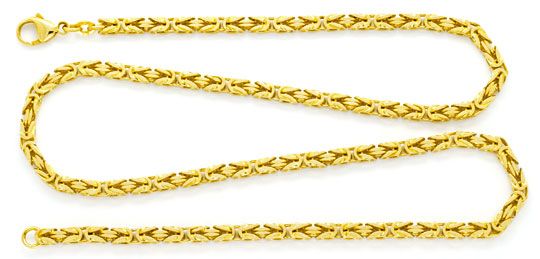 Foto 1 - Massive Königskette 18K Gelbgold, 50cm Goldkette, K2148