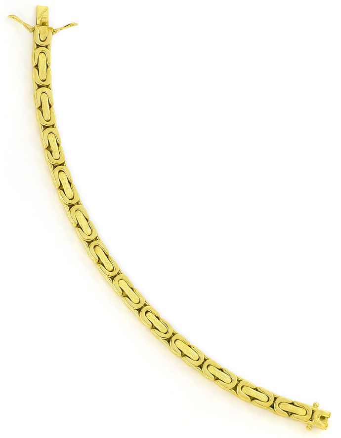 Foto 3 - Königsketten Armband in flacher Ausführung 14K Gelbgold, K3074
