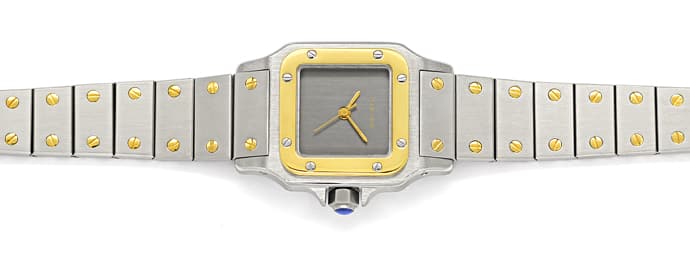 Foto 1 - Santos Cartier Automatik Stahl-Gold Damen Uhr, U2336